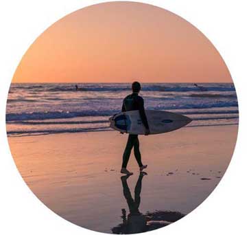 San Diego Strand Surfen